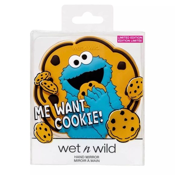 Bundle 2 Pieces Wet n Wild Sesame Street Elmo Lipstick & Cookie Monster Mirror - Picture 11 of 11